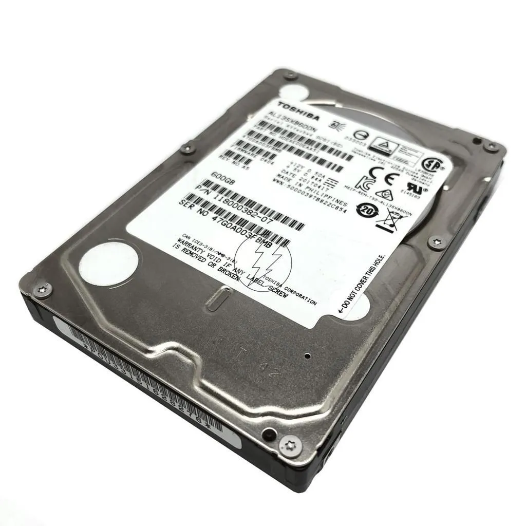 HD 600GB 2,5' SAS 15K Toshiba: AL13SXB600N HDEAE00EAA51