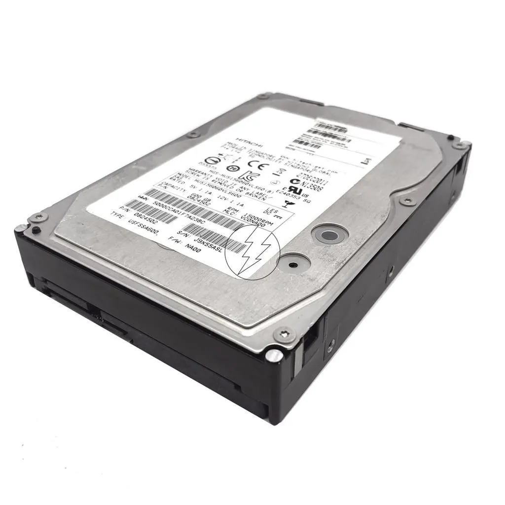HD 600GB 3,5' SAS 15K Hitachi: HUS156060VLS600