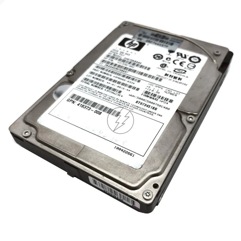 HD HP 72GB, SAS 2,5' 15K: DH072ABAA6 431930-002