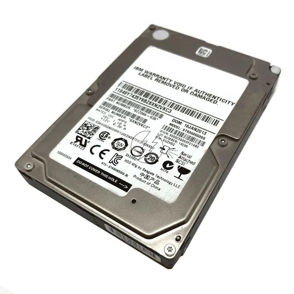 HD IBM: 300GB, SAS 2,5' 15K, 45W9615