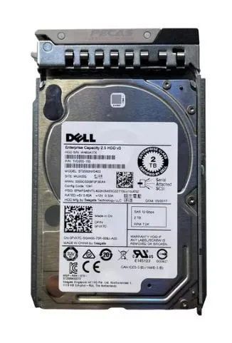 FVX7C DELL 2TB 7,2K 12G 512N 128MB 2,5INCH SAS HDD