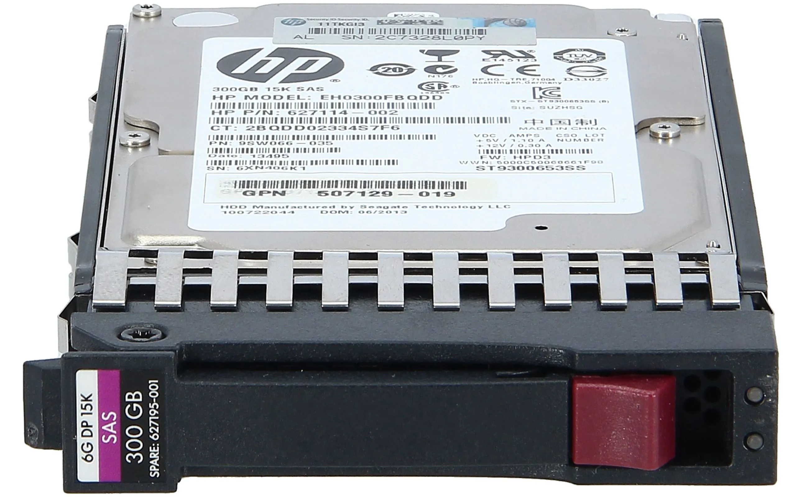 627117-B21 HP 300GB 6G SAS 15K SFF (2.5in) HDD