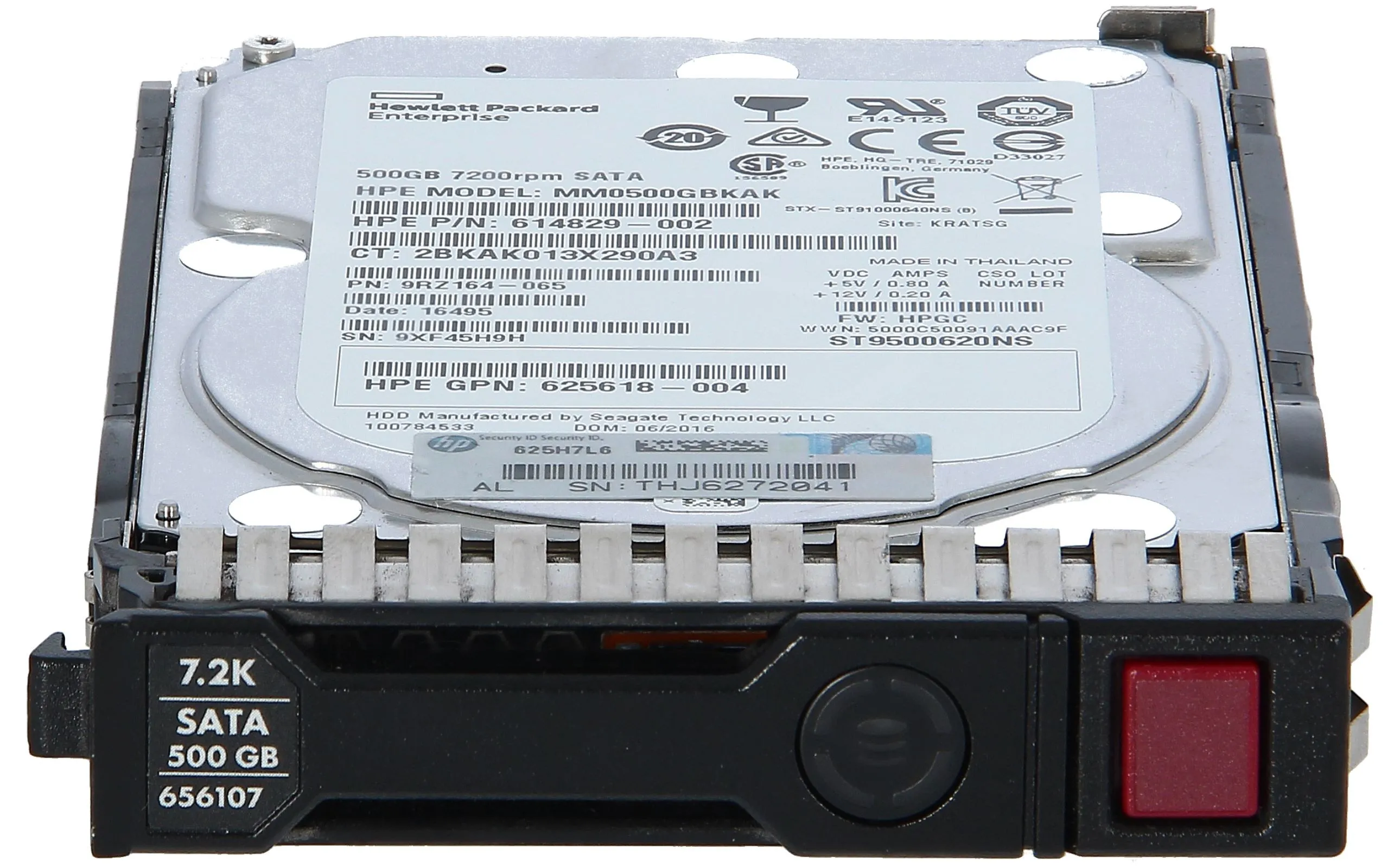 655708-B21 HP 500GB 7,2K 6G 2,5INCH MDL SATA HDD