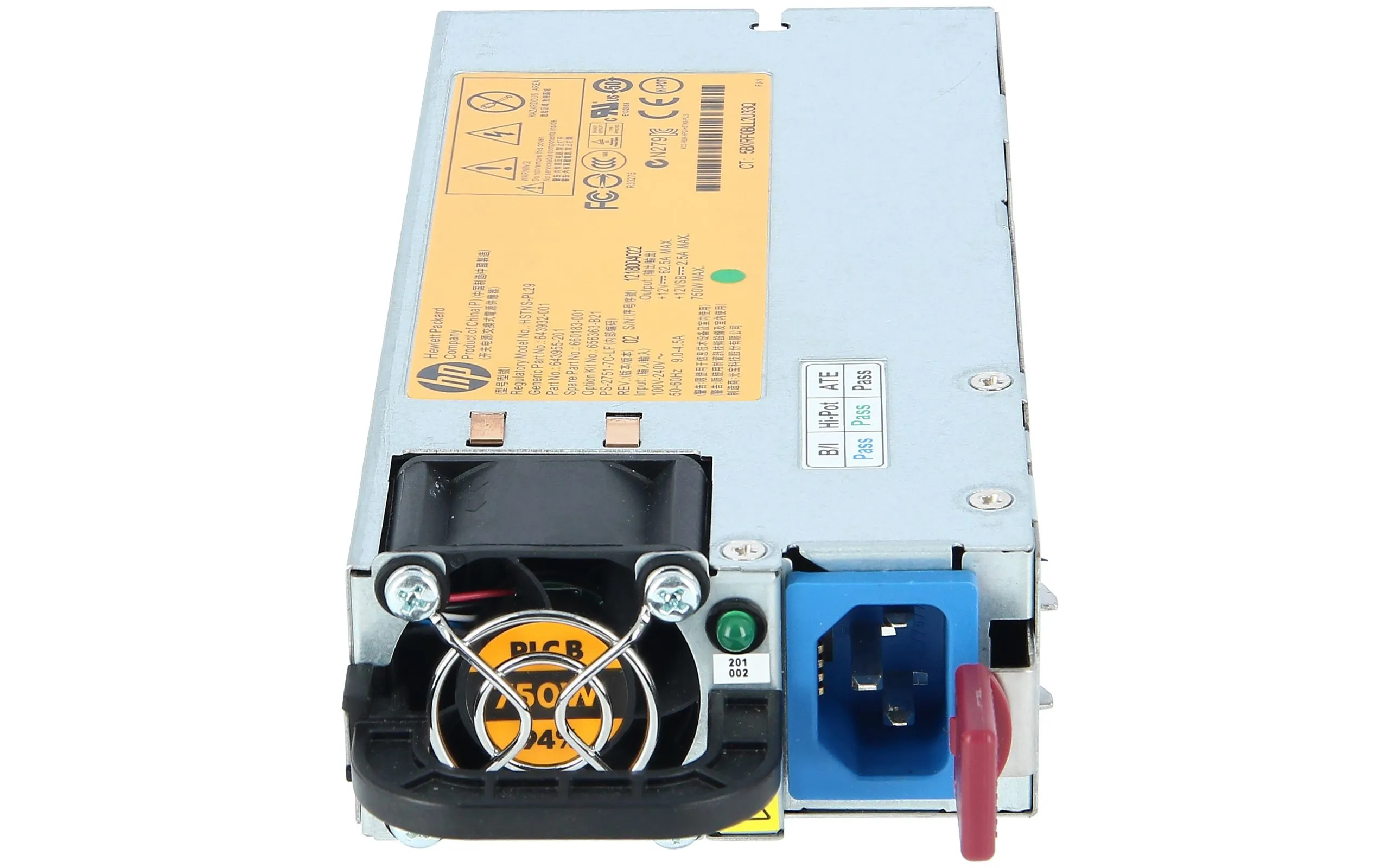 656363-B21 HP HP 750W Platinum PSU