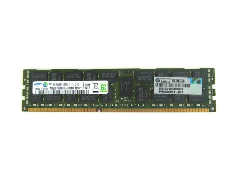 690802-B21 HP 8GB (1*8GB) 2RX4 PC3-12800R DDR3-1600MHZ 1,5V RDIMM