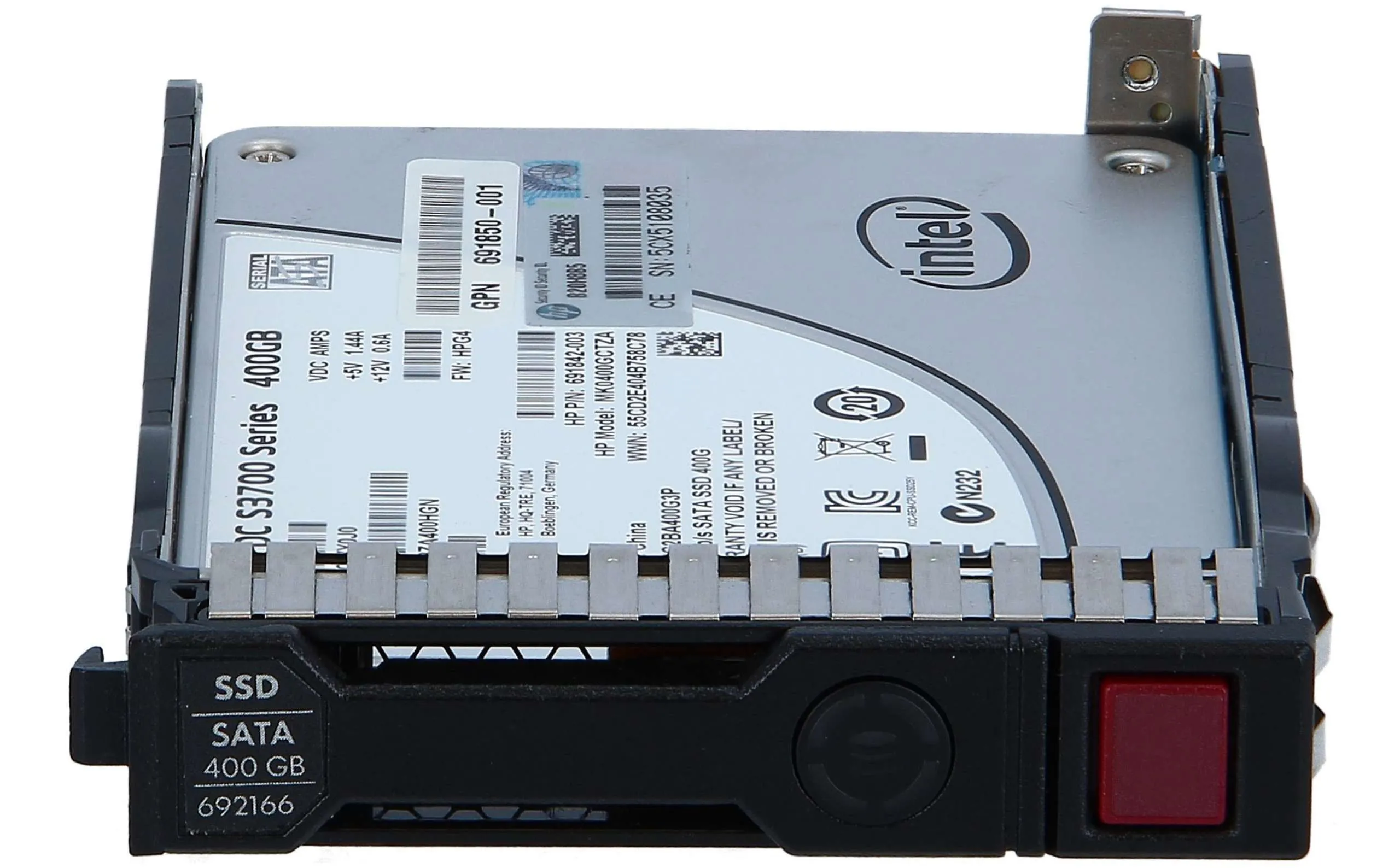 691866-B21 HP 400GB 6G SATA ME 2,5IN SC EM SSD