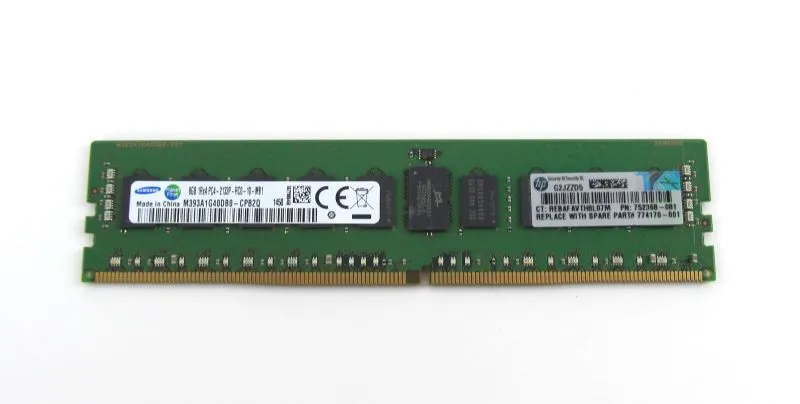 726718-B21 HYNIX 8GB (1*8GB) 1RX4 PC4-17000P-R DDR4-2133MHZ RDIMM
