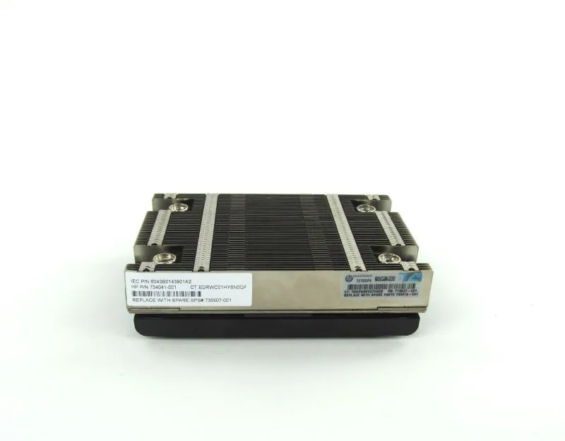735507-001 HP Screw down type heatsink - For high-end processors (E5-2600 series greater than or equal to 135W power and all E5-2600 v2 series processors) - Includes thermal grease
