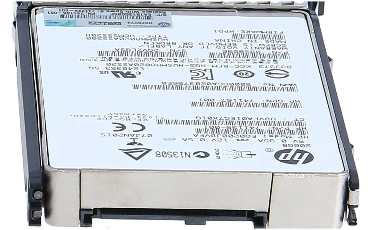 741230-001 HP HP 200GB 12G SAS High Enduranc