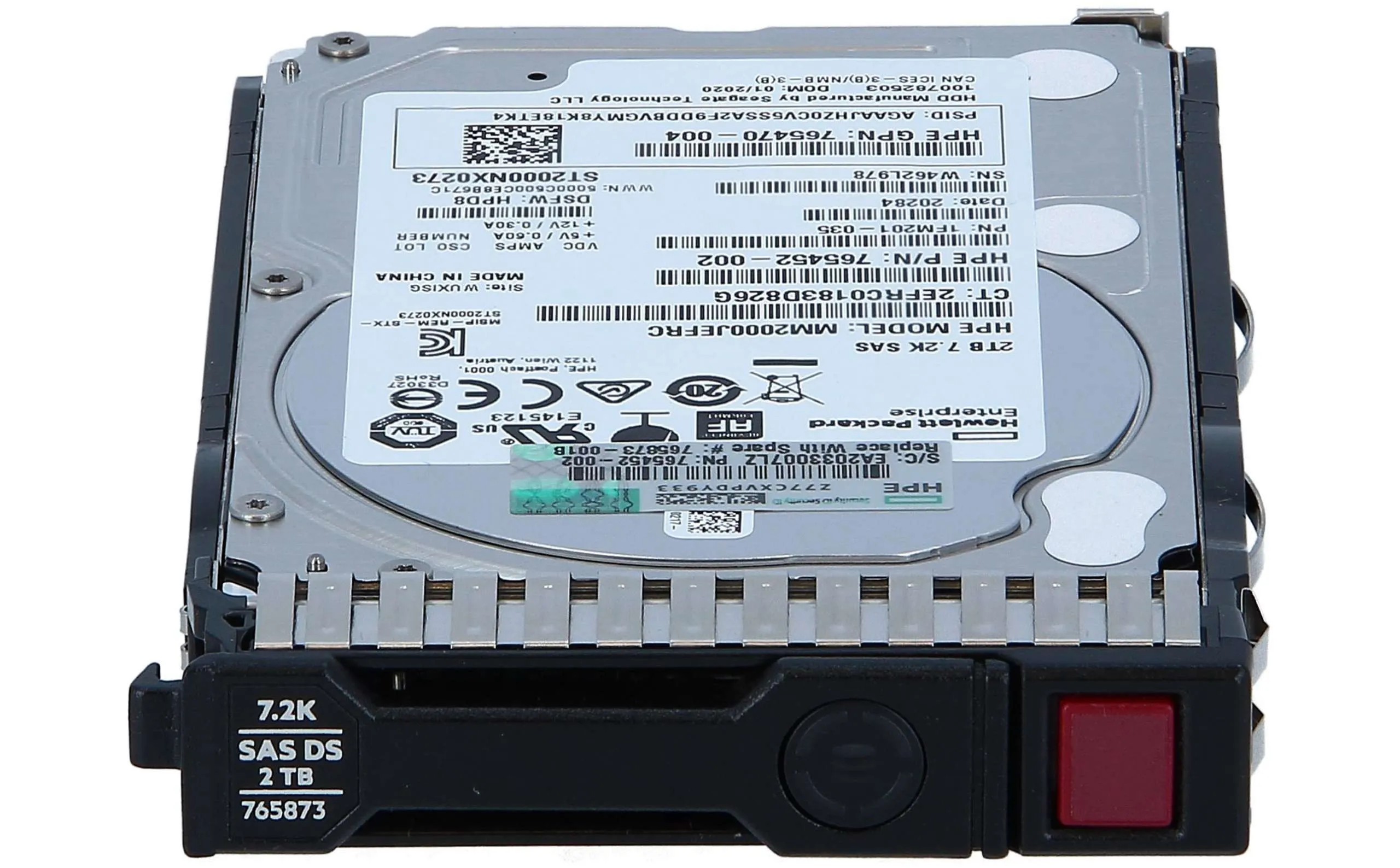 765466-B21 HP 2TB 7,2K 12G 2,5INCH 512E SC SAS HDD