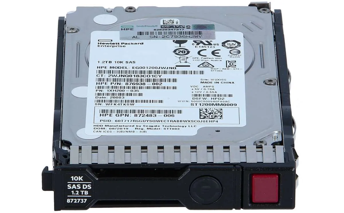 781516-B21-NL HP 600GB 12G SAS 10K 2,5IN SC ENT HDD - NO LABEL