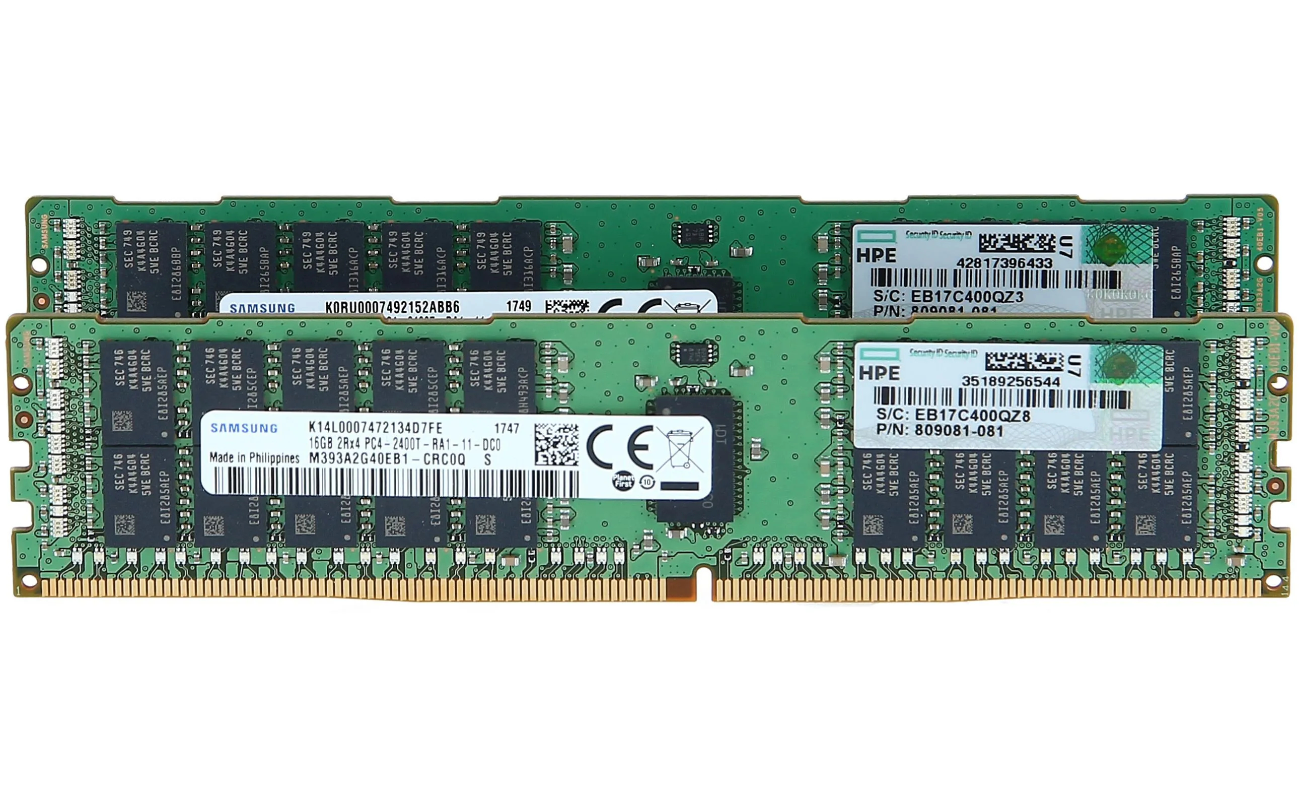 836220-B21 HP 16GB (1*16GB) 2RX4 PC4-19200T-R DDR4-2400MHZ RDIMM