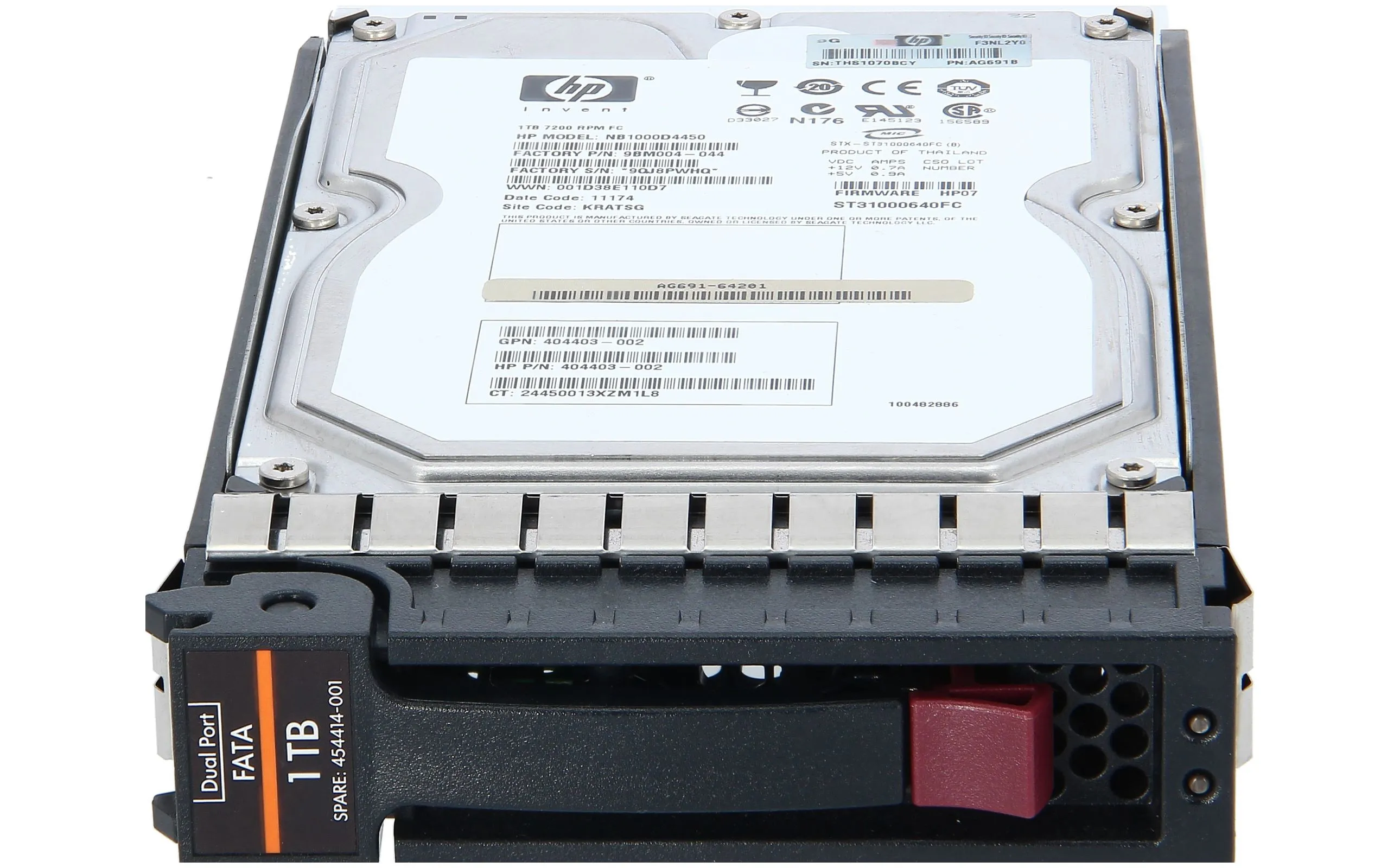 AG691AS HP 1TB FATA EVA M6412 ENC HDD