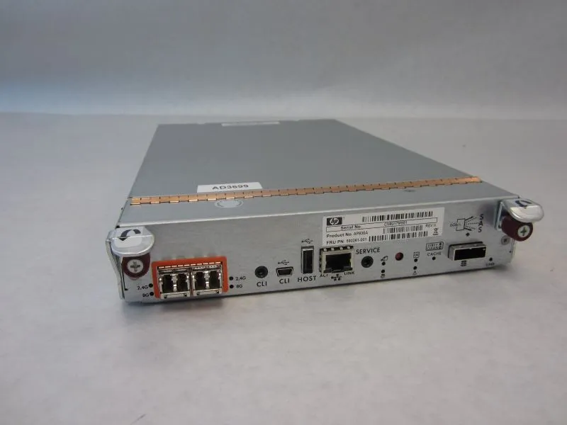 592261-001 HP HP P2000 G3 MSA FIBRE CHANNEL CONTROLLER