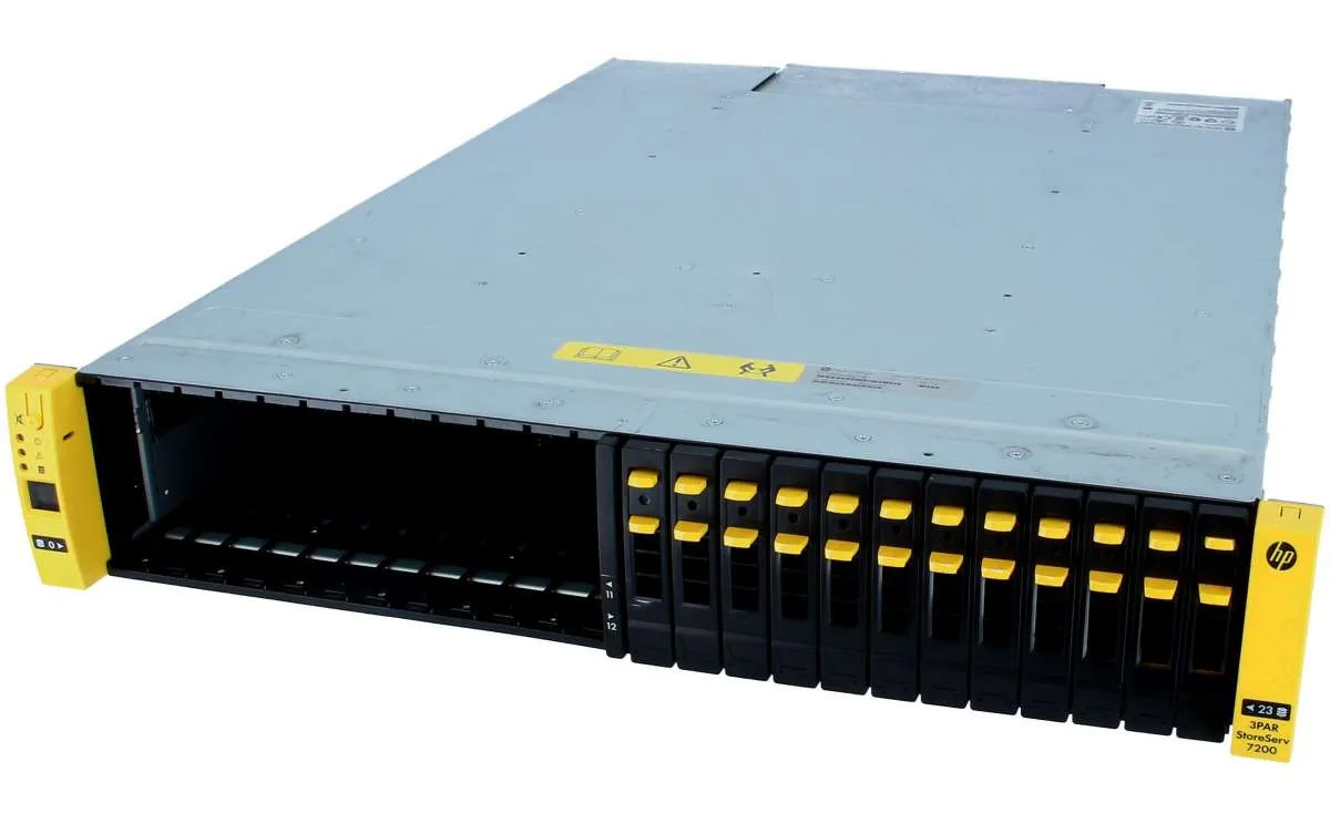 QR482-63012-CHASSIS HPE 3PAR 7200 ENCLOSURE CHASSIS 2* PSU
