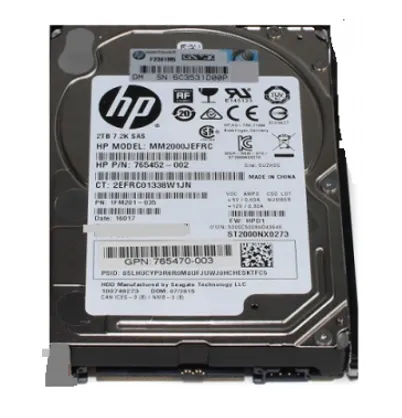 Disco rígido interno HPE MM2000JEFRC Sas 2 Tera 12 Gbps