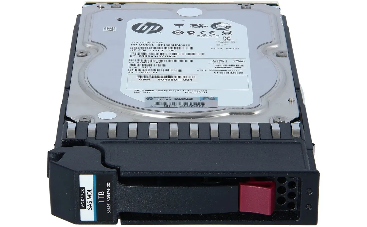 508011-001 HP HP 1TB SAS 6G 7.2K LFF (3.5in) HDD