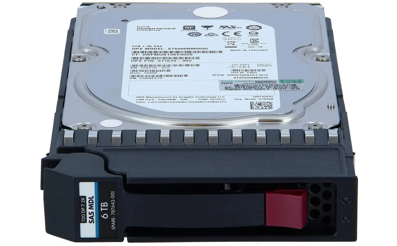 793667-S21 HP HP 6TB 6G SATA 7.2K rpm LFF (3.5-inch) SC 512e Performance