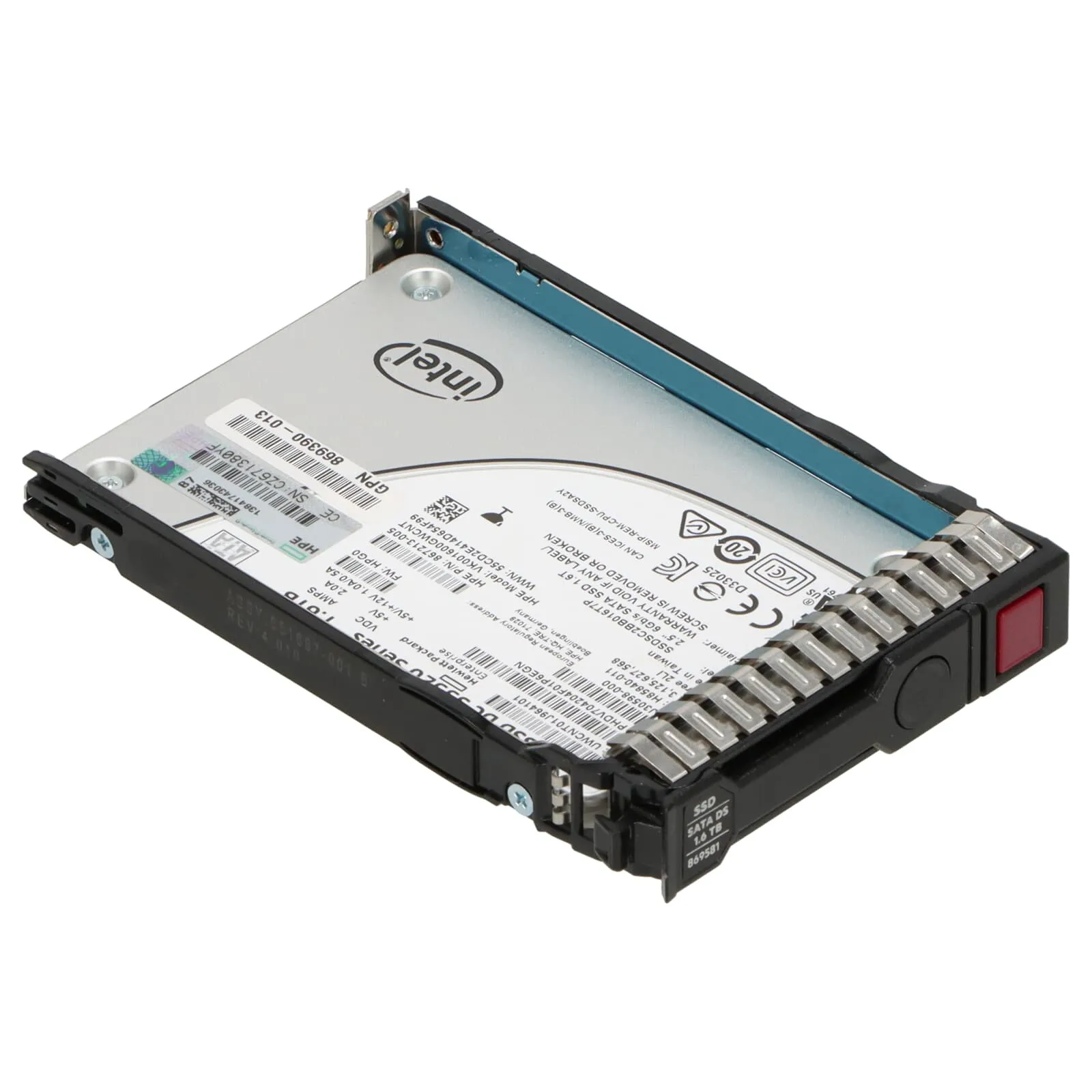 869581-001 HPE 1.6TB SATA 6G Read Intensive SFF (2.5in) SC SSD