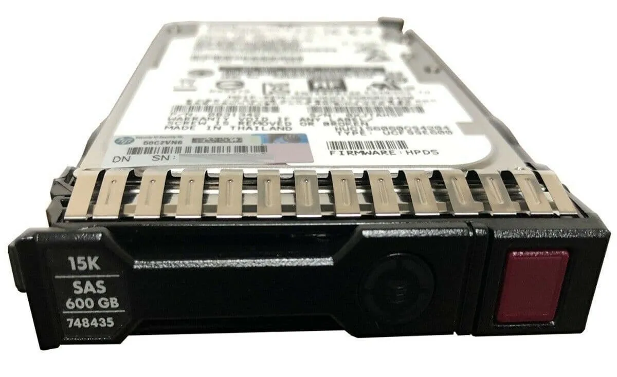 748387-B21 HP 600GB 15K 12G 2,5INCH SAS HDD