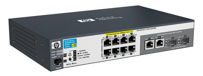 J9562A HP ARUBA 2915 8*1G RJ-45 2-SFP POE 67W L3 SWITCH