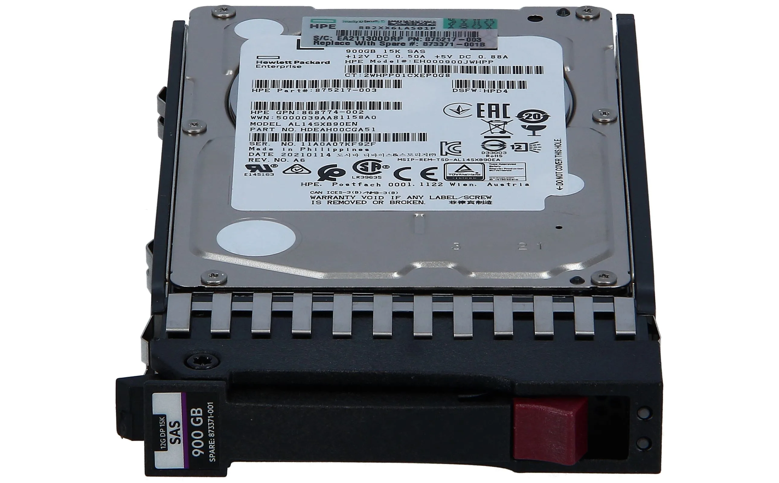 Q1H47A HP MSA 900GB 15K 12G 2.5INCH SAS HDD