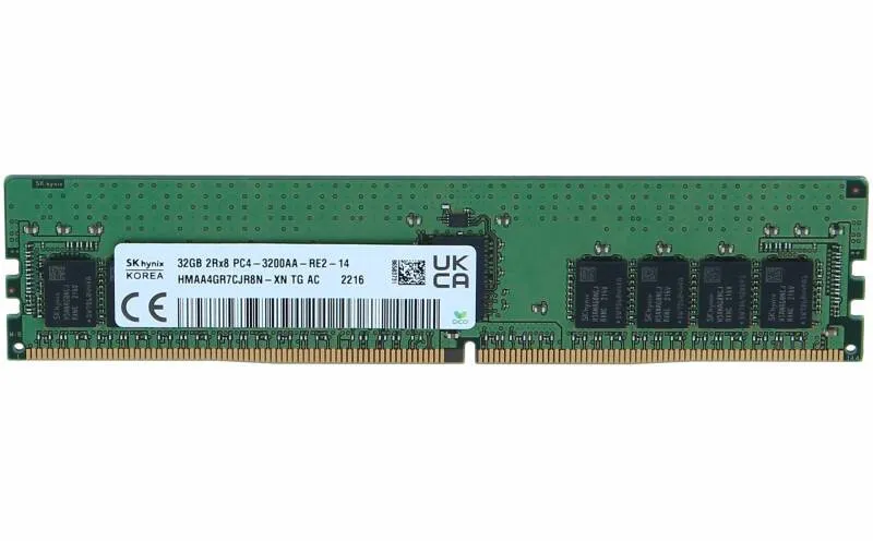 HMAA4GR7CJR8N-XN Hynix 32GB 2Rx8 PC4-25600AA-3200MHz