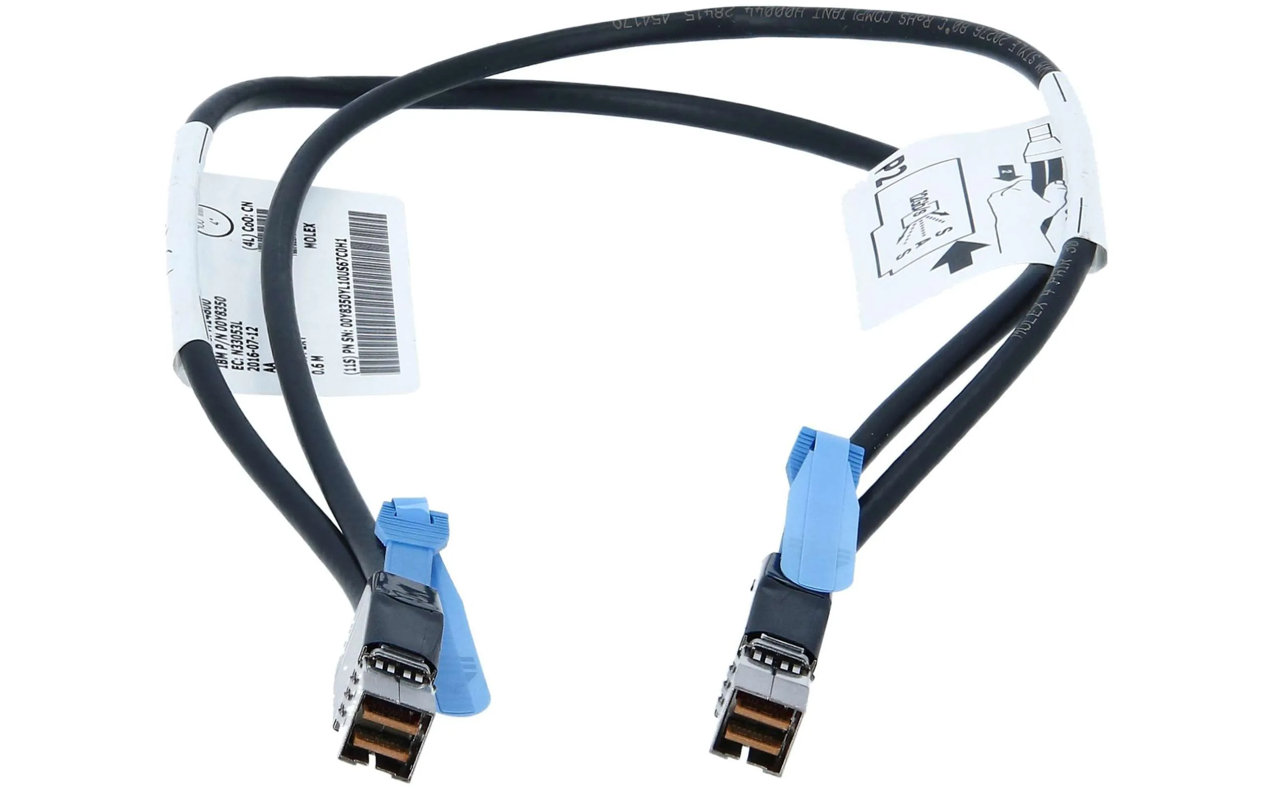 00AR272 IBM 0.6m 12Gb SAS Cable(mSAS HD)