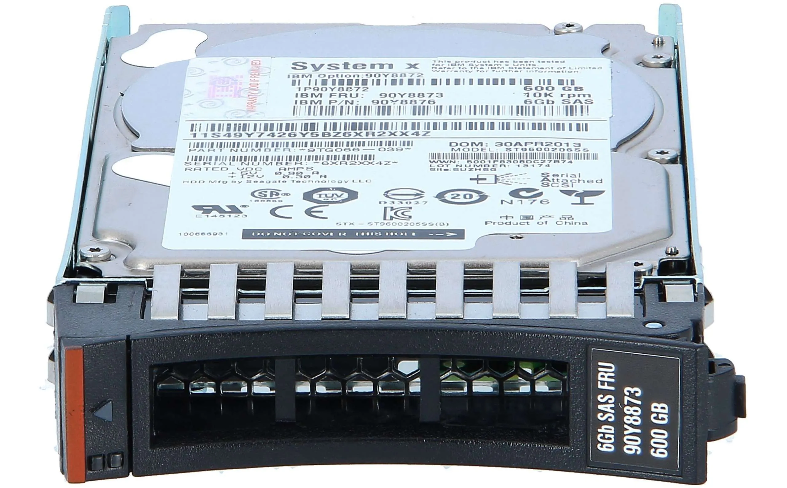 90Y8872 IBM 600GB 10K 6G 2,5INCH SAS HDD