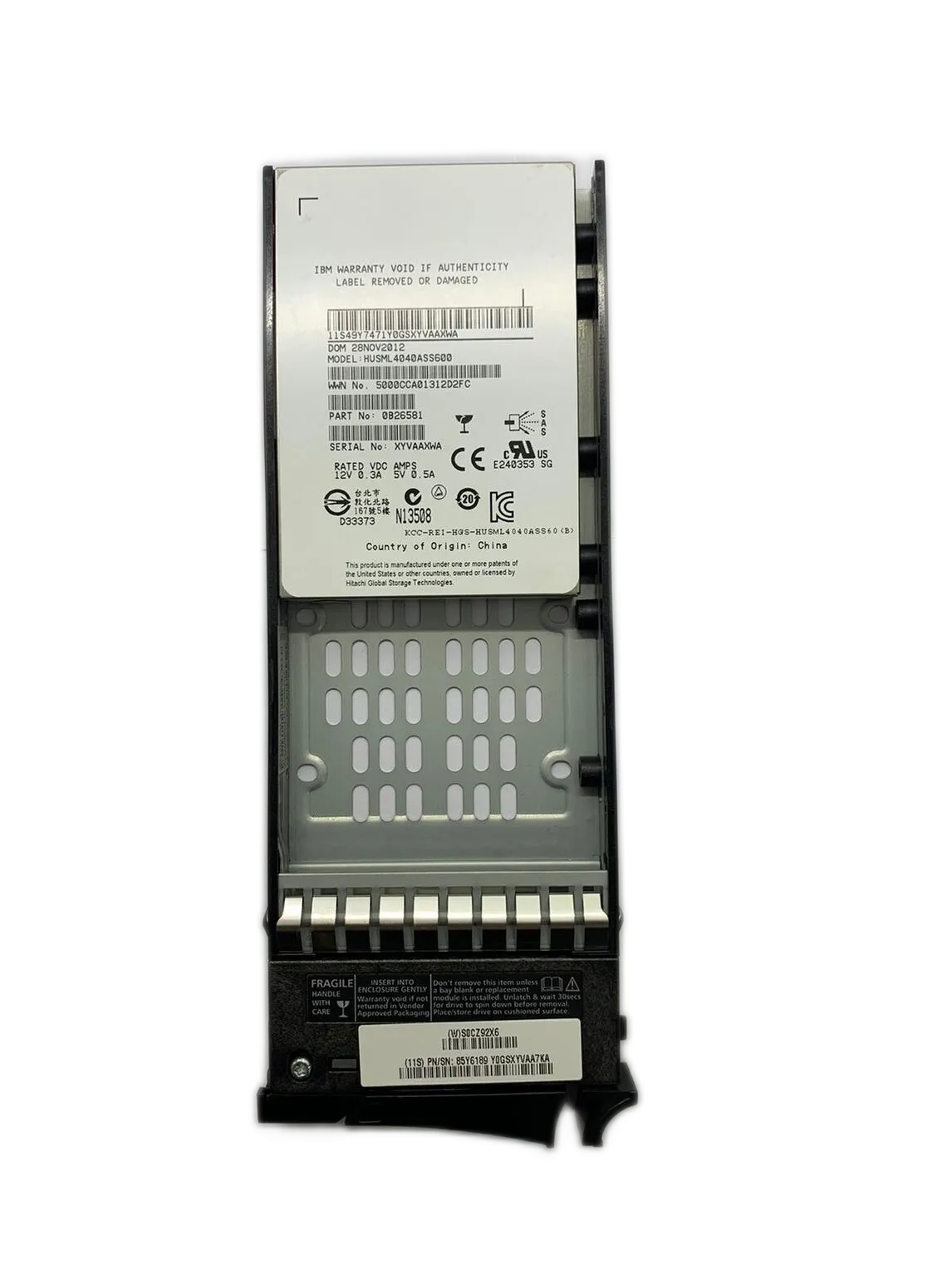 SSD IBM 85Y6189 400GB 2.5 6GB SAS V7000 49Y7471