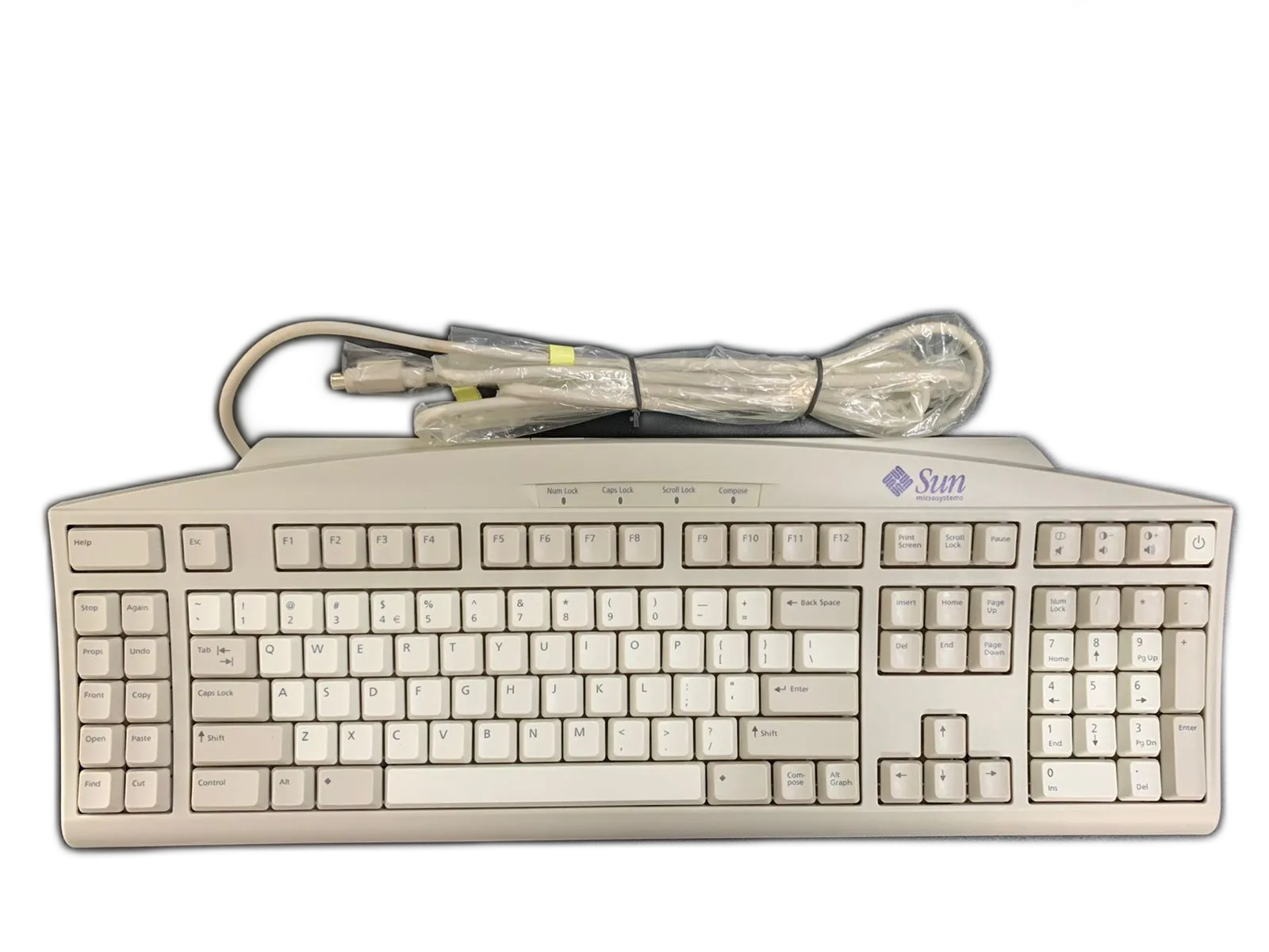 TECLADO SUN MICRO SYSTEMS 320-1270 TYPE-6 MINI DIN US