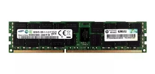 MEMÓRIA HP 16GB DDR3 PC3-12800R SDRAM 1600MHZ 672612-081 672631-B21