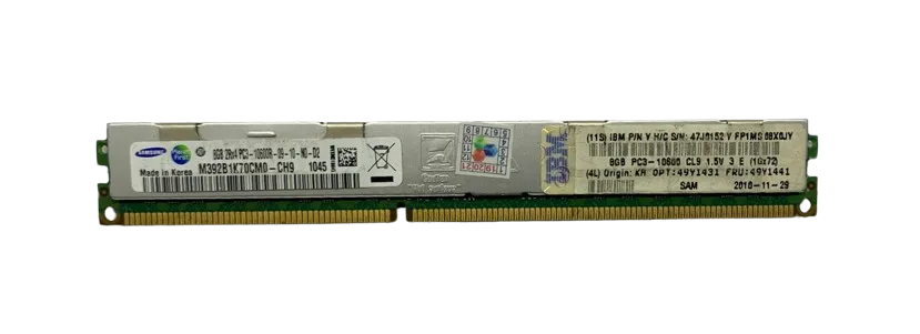 MEMÓRIA IBM 8GB 2RX4 PC3-10600R 49Y1441 HMT41GV7BMR4C-H9D7