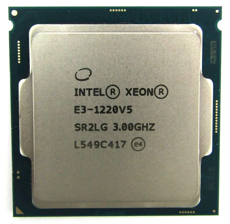 SR2LG INTEL XEON QC CPU E3-1220V5 8MB 3.00GHZ