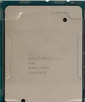 GOLD 6138 Intel Xeon Gold 6138 20Core 2.0GHz 125W