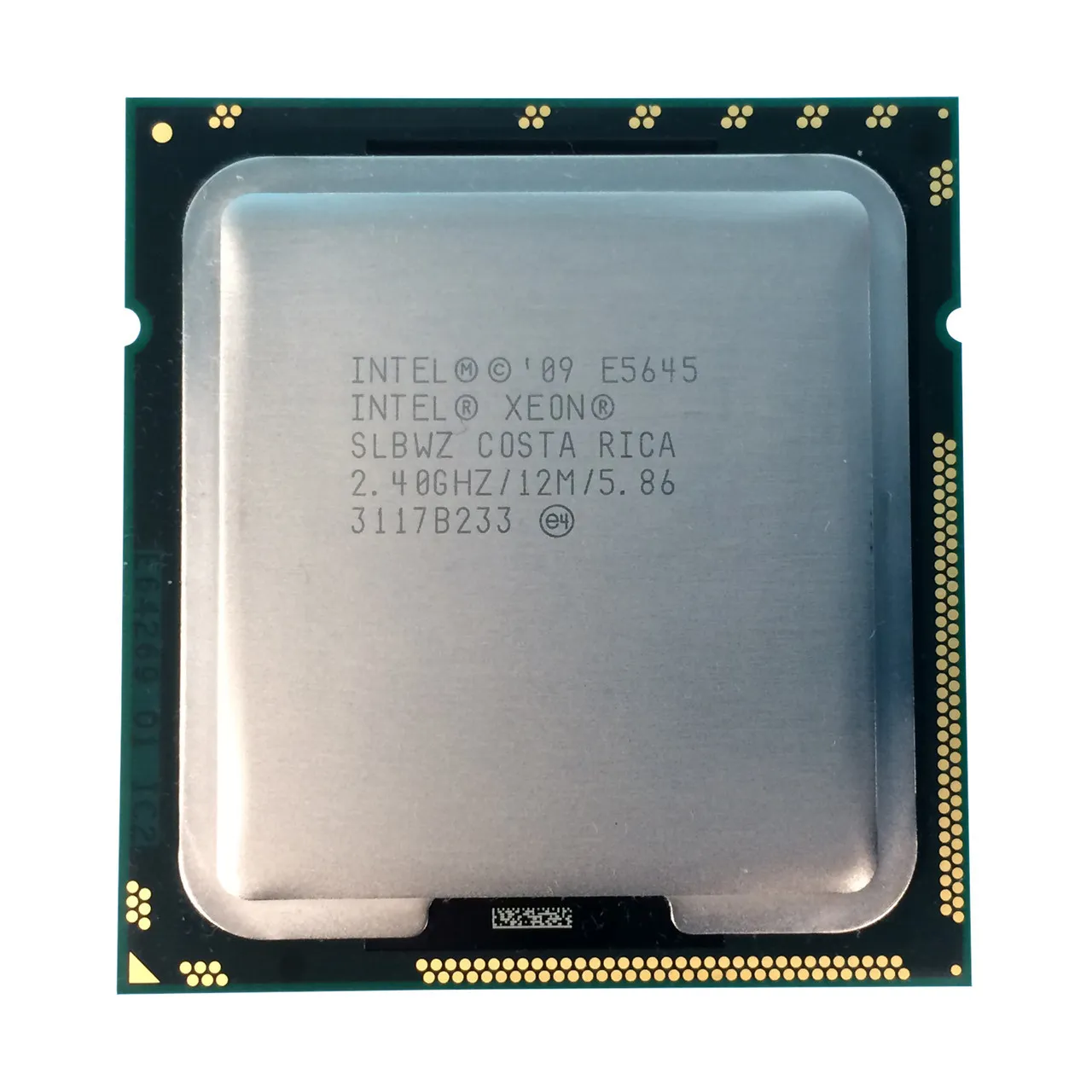 641604-001 Intel Xeon E5645 Six-Core 64-bit processor - 2.40GHz (Westmere). 12MB Level-3 cache. Intel QuickPath Interconnect (QPI) speed 5.86 GT/s. 80 watt Thermal Design Power (TDP). FCLGA 1366 socket