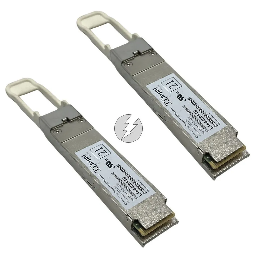 KIT 2x Transceptor Inphi IN-Q2AY2-21-M1 100G-QSFP28 100G 80Km 192.1Thz 21CFR1040.10