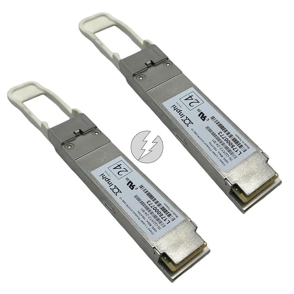 KIT 2x Transceptor Inphi IN-Q2AY2-24-M1 100G-QSFP28 100G 80Km 192.4Thz 21CFR1040.10