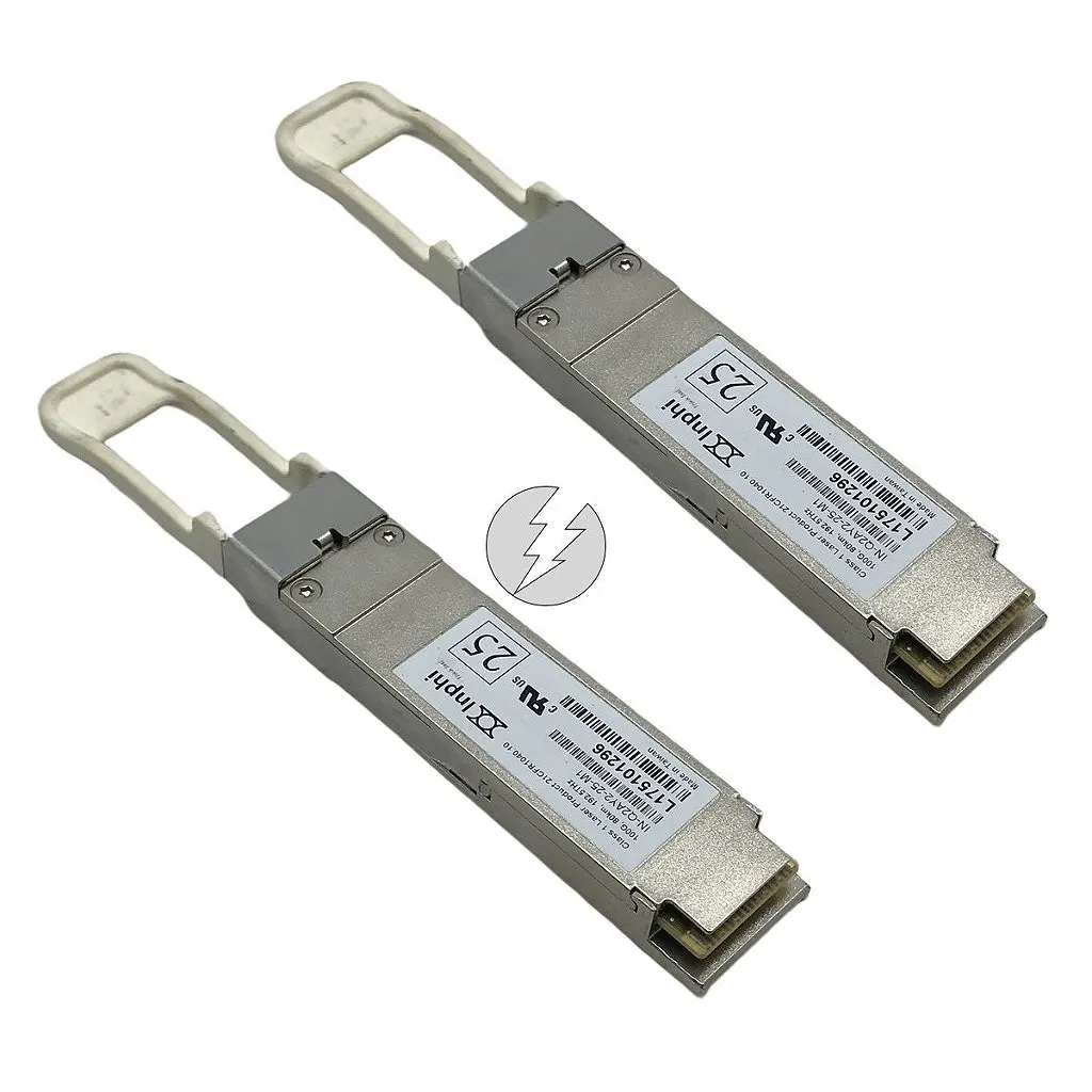 KIT 2x Transceptor Inphi IN-Q2AY2-25-M1 100G-QSFP28 100G 80Km 192.5Thz 21CFR1040.10