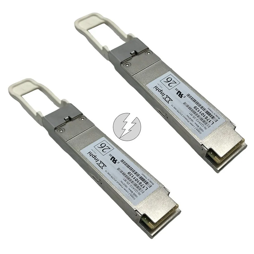 KIT 2x Transceptor Inphi IN-Q2AY2-26-M1 100G-QSFP28 100G 80Km 192.6Thz 21CFR1040.10