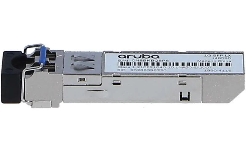 J4859-61401 HPE Aruba Networking 1G SFP LC LX 10km SMF Transceiver