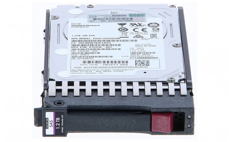 J9F48A HP MSA 1.2TB 10K 12G 2.5INCH SAS HDD
