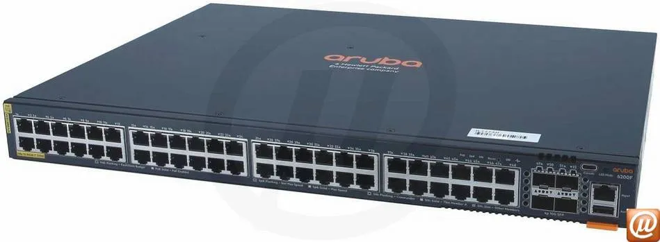 JL727A HP ARUBA CX 6200F 48*1G RJ-45 4-SFP POE++ 370W L3 SWITCH