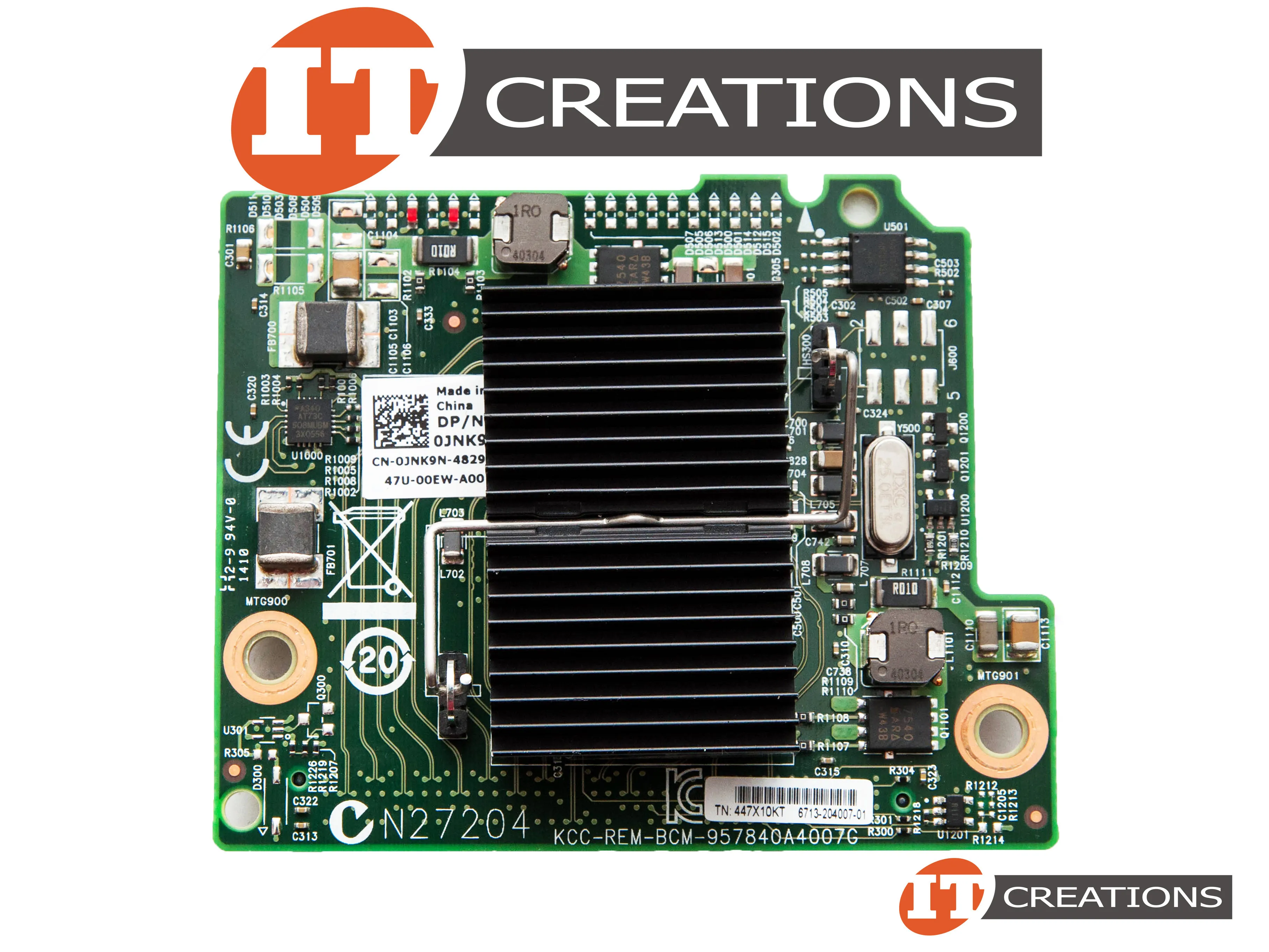 JNK9N DELL BROADCOM 57840S QUAD-PORT 10GBPS DAUGHTER CARD