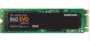 MZ-N6E250 SAMSUNG 860 EVO 250GB 6G M.2 2280 SATA III SSD