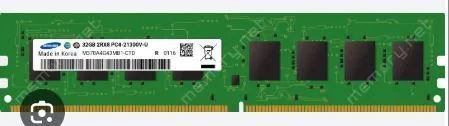 M378A4G43MB1-CTD SAMSUNG 32GB (1*32GB) 2RX8 PC4-21300V-U DDR4-2666MHZ UDIMM