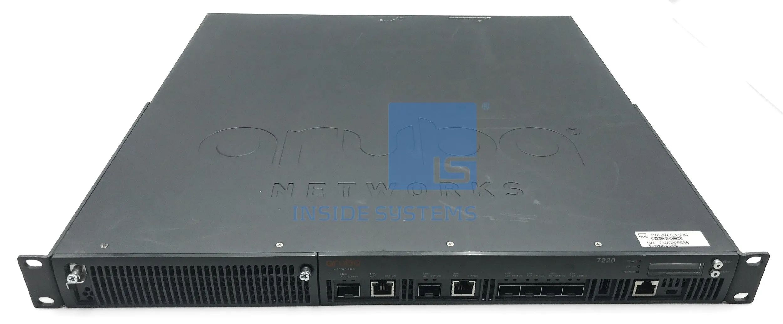 JW751A HPE ARUBA 7220 4-PORT SFP+ 2-PORT DUAL PERS 1024 AP WLAN CTRL