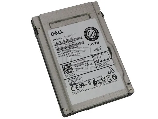 W9G88 DELL 1.6TB 12G 2.5INCH SIE WI SAS SSD