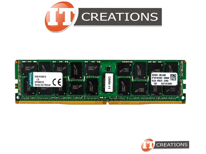 KVR21R15D4/16 KINGSTON 16GB (1*16GB) 2RX4 PC4-17000P-R DDR4-2133MHZ RDIMM