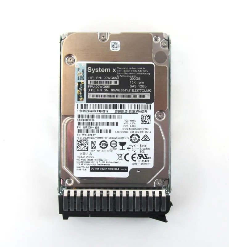 00WG660 LENOVO 300GB 15K 12GB 2,5INCH HS SAS HDD